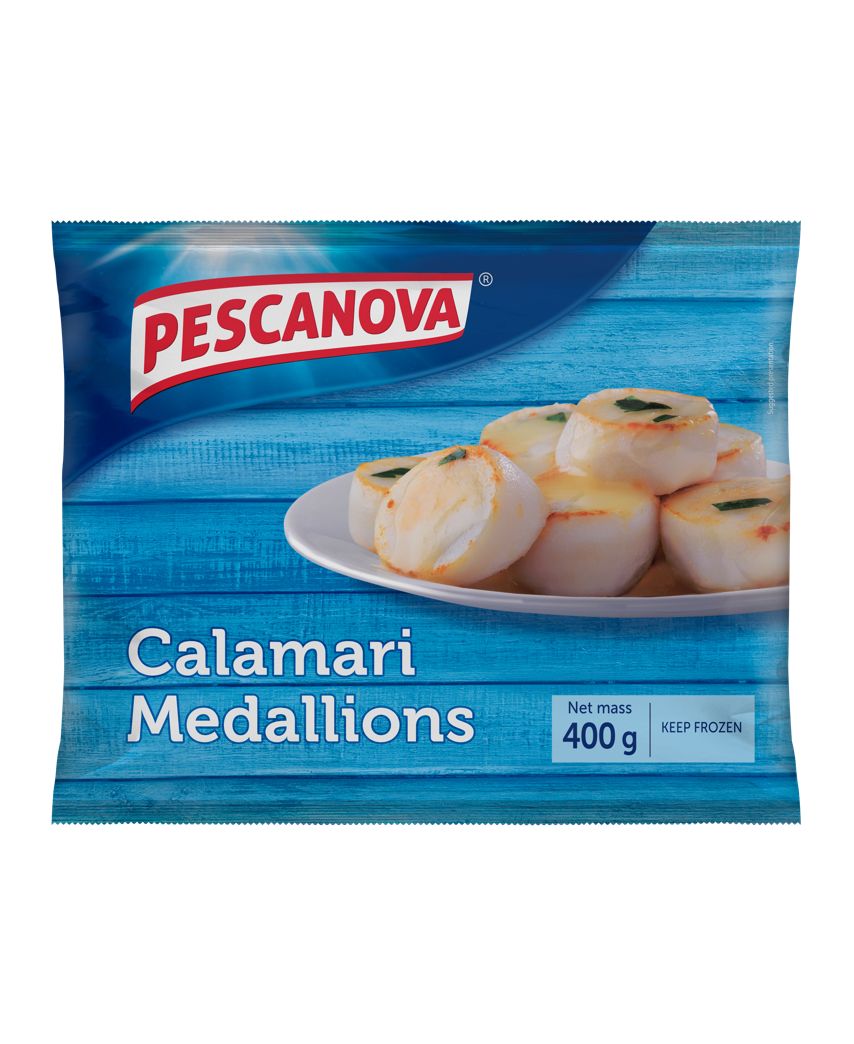 Natural Calamari Medallions 400g
