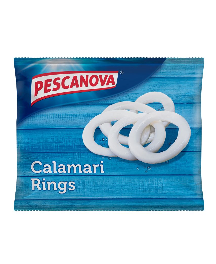 Natural Calamari Rings 400g