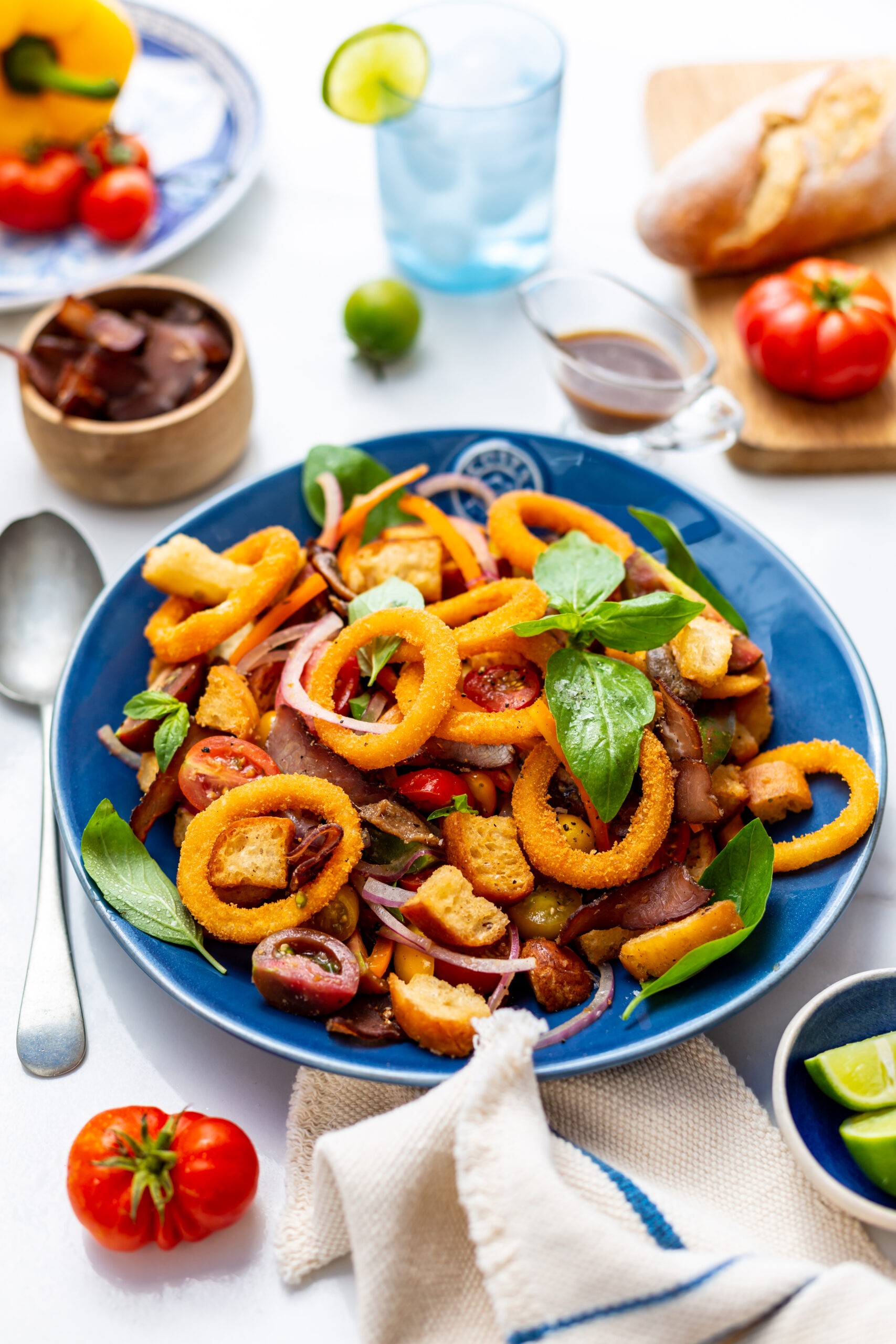 Seafood and Biltong Panzanella Salad